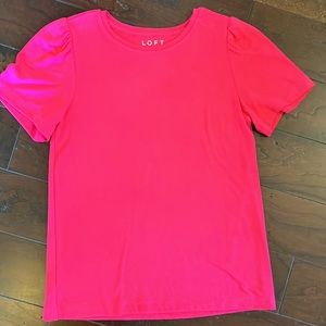 Loft pink top